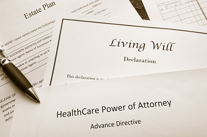 image of will, trust and healthcare directive
